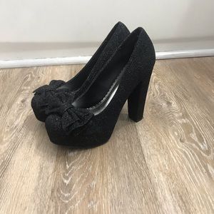 Sparkly Black Shiekh Heels